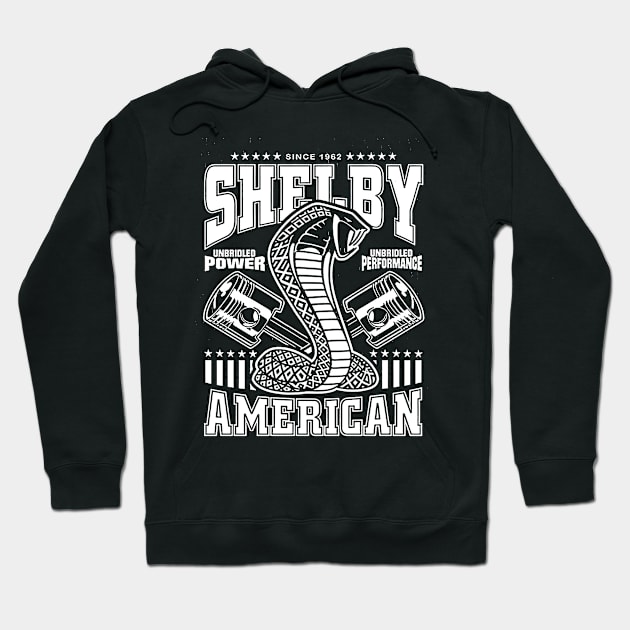 Shelby Cobra Hoodie by CosmicAngerDesign